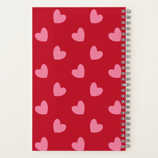 Cartoon Elephant Kind Personalized Spiral Journal Notitieboek (Achterkant)