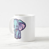 CARTOON ELEPHANT KOFFIEMOK (Voorkant links)