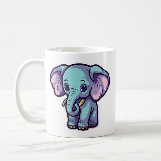CARTOON ELEPHANT KOFFIEMOK (Links)