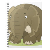 Cartoon Elephant Notitieboek (Voorkant)