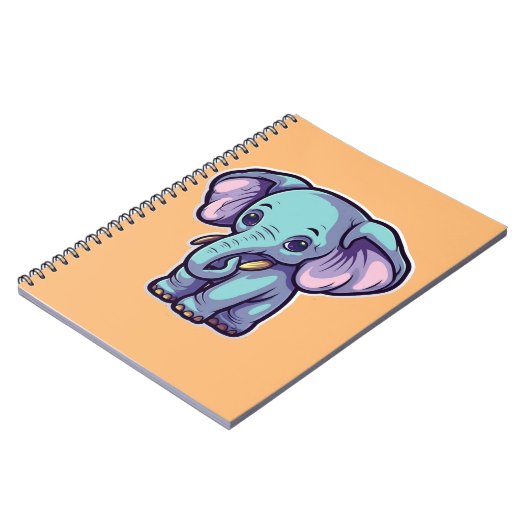 CARTOON ELEPHANT NOTITIEBOEK (Linkerzijde)