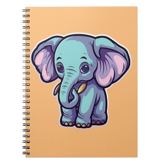 CARTOON ELEPHANT NOTITIEBOEK (Voorkant)