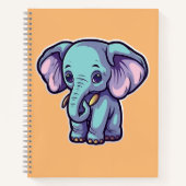 CARTOON ELEPHANT NOTITIEBOEK (Voorkant)