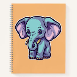 CARTOON ELEPHANT NOTITIEBOEK