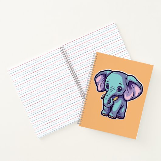 CARTOON ELEPHANT NOTITIEBOEK (Binnen)