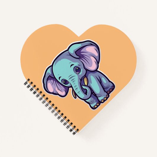 CARTOON ELEPHANT NOTITIEBOEK (Voorkant)