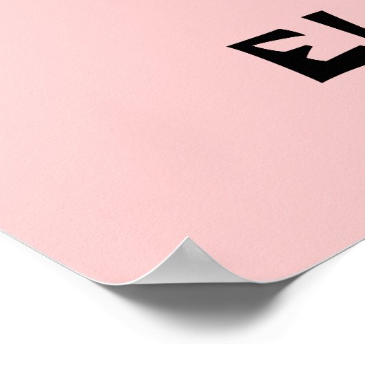 Cartoon Elephant Poster (Hoek)