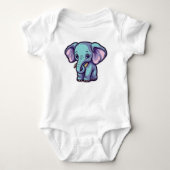 CARTOON ELEPHANT ROMPER (Voorkant)