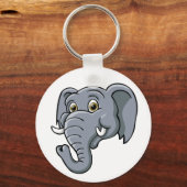 Cartoon Elephant Sleutelhanger (Voorkant)