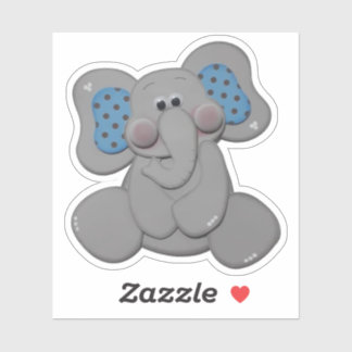Cartoon Elephant Sticker