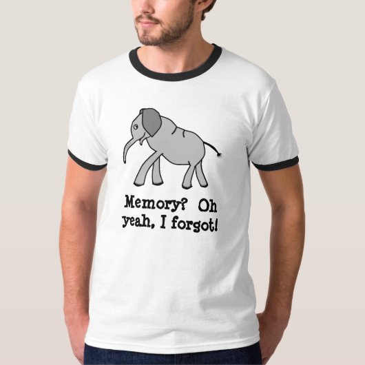Cartoon Elephant T-shirt (Voorkant)