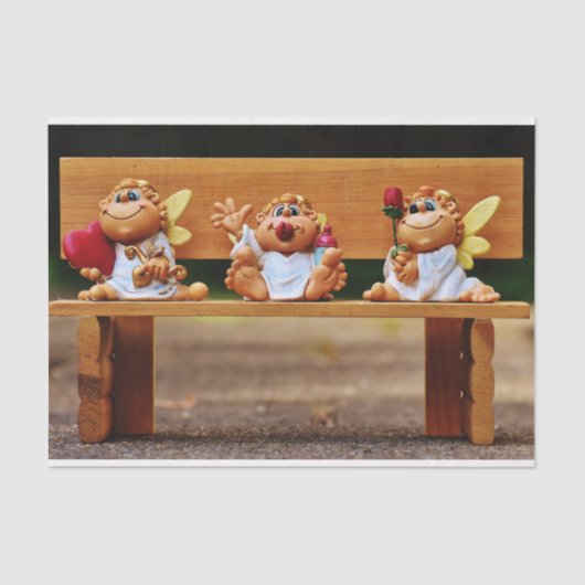 cartoon engelenweefsel tissuepapier (Voorkant)