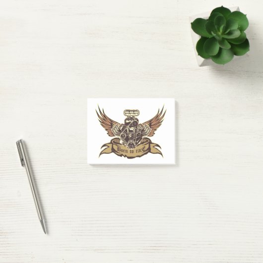 Cartoon-engine Post-it® Notes (Kantoor)