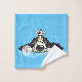 Cartoon English Cocker spaniel Bad Handdoek (Wasdoekje)