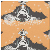 Cartoon English Cocker spaniel Fabric Stof (Close Up)