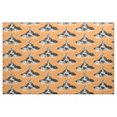 Cartoon English Cocker spaniel Fabric Stof (Fat Quarter)
