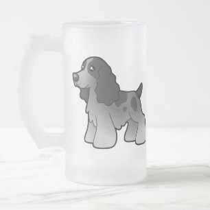Cartoon English Cocker Spaniel Matglas Bierpul
