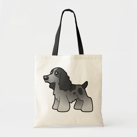 Cartoon English Cocker Spaniel Tote Bag (Voorkant)