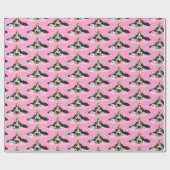 Cartoon English Cocker spaniel Wrapping Paper Cadeaupapier (Vlak)