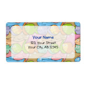 Cartoon Etiket (Voorkant)