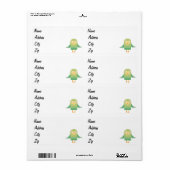 Cartoon Etiket (Full Sheet)