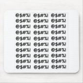 Cartoon Expletives Muismat (Voorkant)