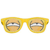 Cartoon Eyes Dying Zonnebril (geel) (Voorkant)
