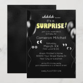 Cartoon Eyes in the Dark Funny Surprise Party Kaart (Voorkant / Achterkant)