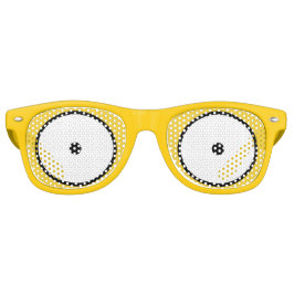 Cartoon Eyes Wide Open Gele Zonnebril