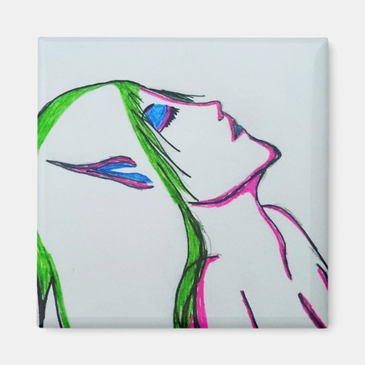 Cartoon fairy magnet (Voorkant)