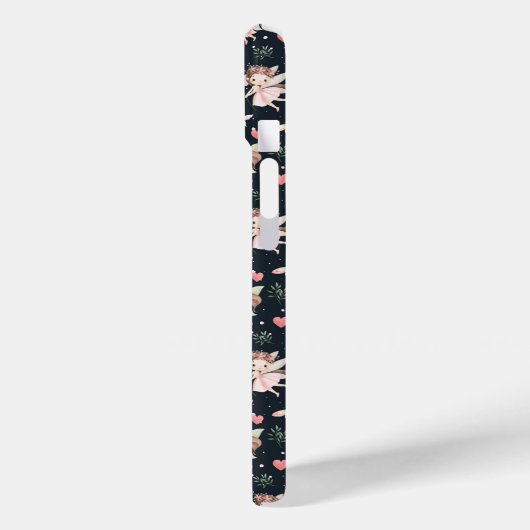Cartoon Fairy With Flowers Seamless Pattern Case-Mate iPhone Case (Achterkant / Links)