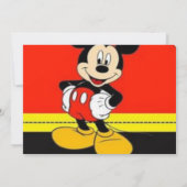 Cartoon fan-uitnodiging kaart (Achterkant)