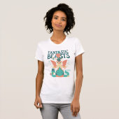 Cartoon Fantastic Beasts Emerge From Suitcase T-shirt (Voorkant volledig)