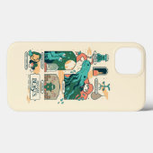 Cartoon Fantastic Beasts Scenes Case-Mate iPhone Case (Achterkant (horizontaal))