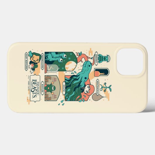 Cartoon Fantastic Beasts Scenes Case-Mate iPhone Case (Achterkant (horizontaal))