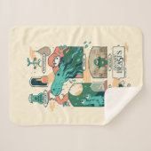 Cartoon Fantastic Beasts Scenes Sherpa Deken (Voorkant (horizontaal))