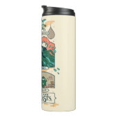 Cartoon Fantastic Beasts Scenes Thermosbeker (Geroteerd rechts)