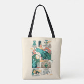 Cartoon Fantastic Beasts Scenes Tote Bag (Achterkant)
