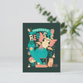 Cartoon Fantastische borsten met nieuwe scamander Briefkaart (Staand voorkant)