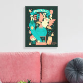 Cartoon Fantastische borsten met nieuwe scamander Canvas Afdruk (Insitu (Woonkamer))