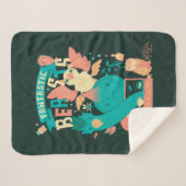 Cartoon Fantastische borsten met nieuwe scamander Sherpa Deken (Voorkant (horizontaal))