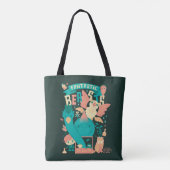 Cartoon Fantastische borsten met nieuwe scamander Tote Bag (Achterkant)