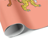 Cartoon Fantasy Beasts en Kunst Cadeaupapier (Rol Hoek)