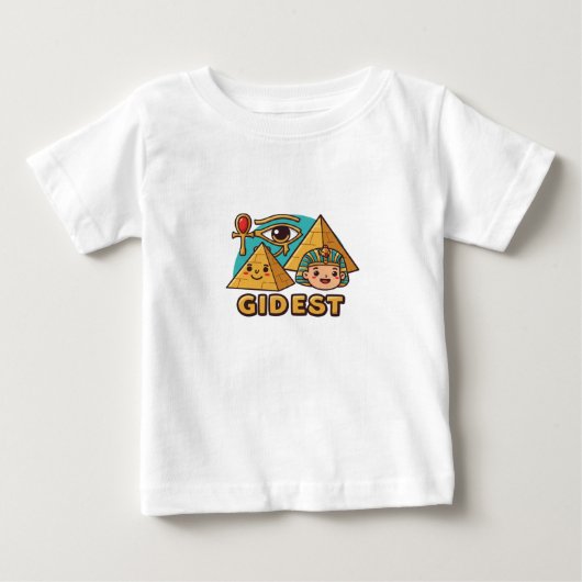 Cartoon Farao & Oog van Horus T-Shirt Ontwerp (Voorkant)