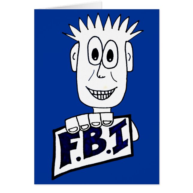 Cartoon FBI Agent (Voorkant)
