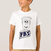 Cartoon FBI Agent T-shirt (Voorkant)