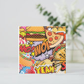 Cartoon Feestdagenkaart (Staand voorkant)