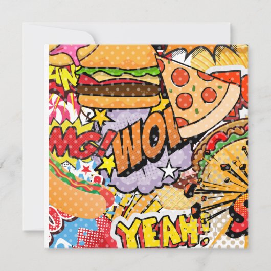 Cartoon Feestdagenkaart (Voorkant)