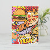 Cartoon Feestdagenkaart (Staand voorkant)