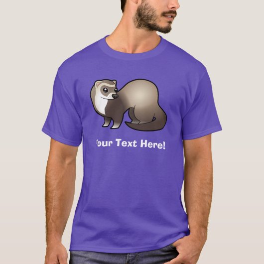 Cartoon Ferret T-shirt (Voorkant)